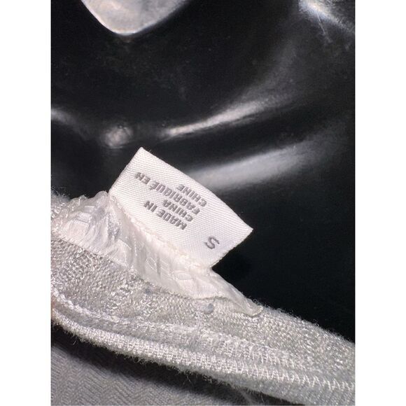 Nice Cooperative Dress Size small Gray Stretchy Short Sleeves Rayon Blend Textur - Picture 5 of 6